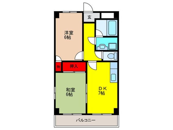 プレステージ鶴見の物件間取画像